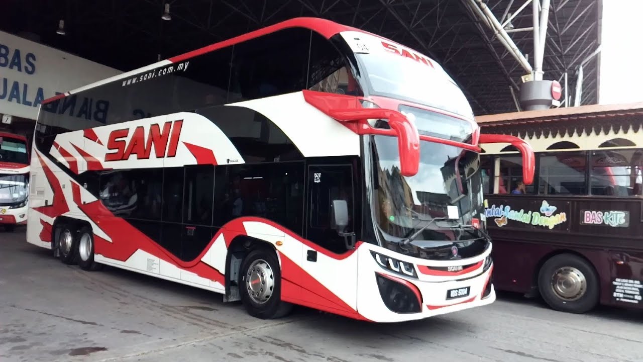 Brand New Sani Express DD Bus at MBKT Bus Station - YouTube