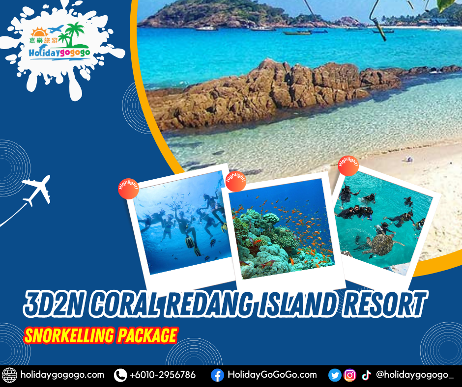 3d2n Coral Redang Island Resort, Snorkeling Package