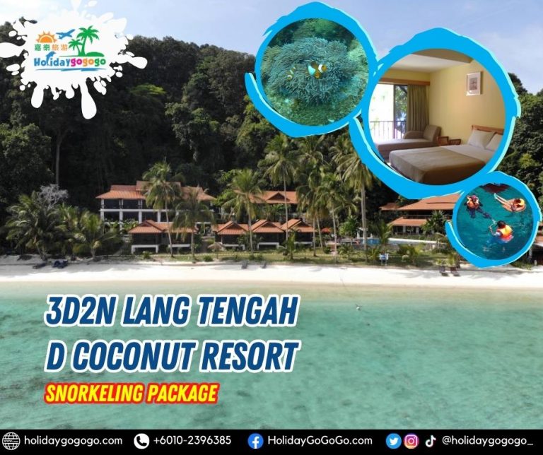 3d2n Lang Tengah D Coconut Resort Snorkeling Package