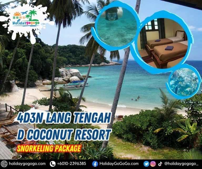 4d3n Lang Tengah D Coconut Resort Snorkeling Package