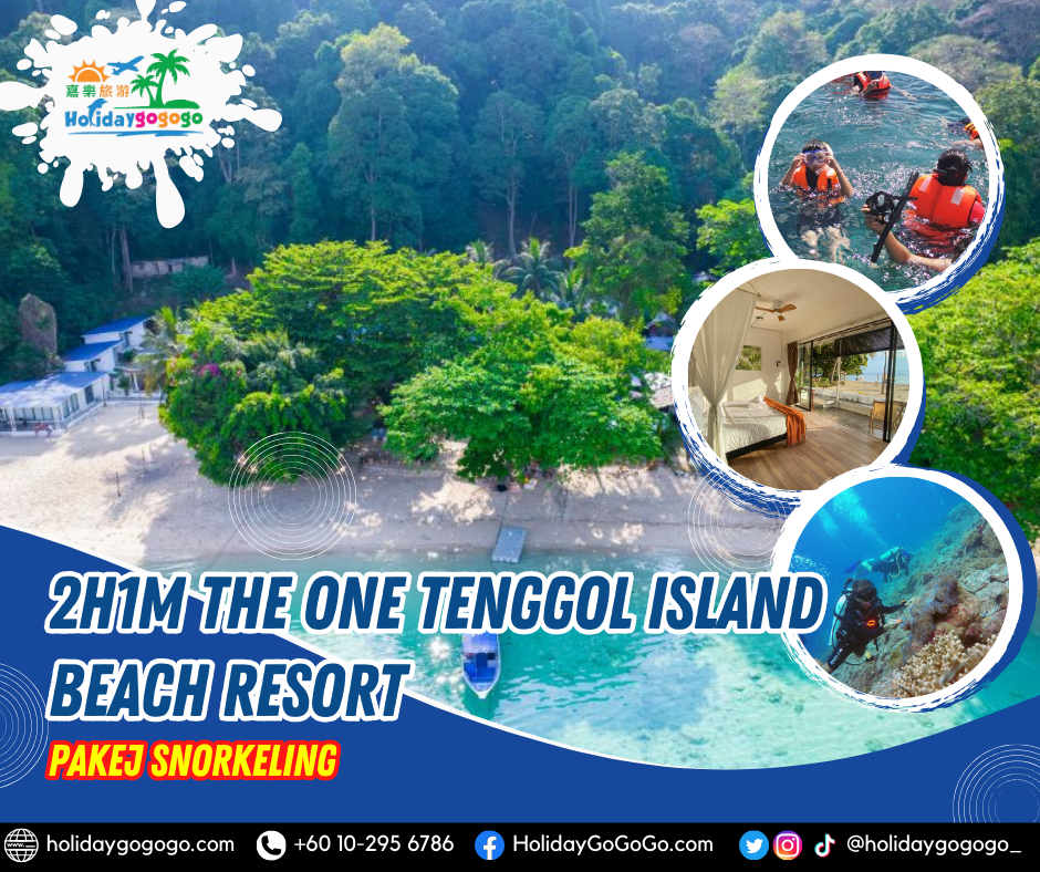 2h1m The One Tenggol Island Beach Resort Pakej Snorkeling