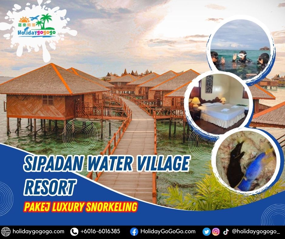 Sipadan Water Village Resort Pakej Luxury Snorkeling