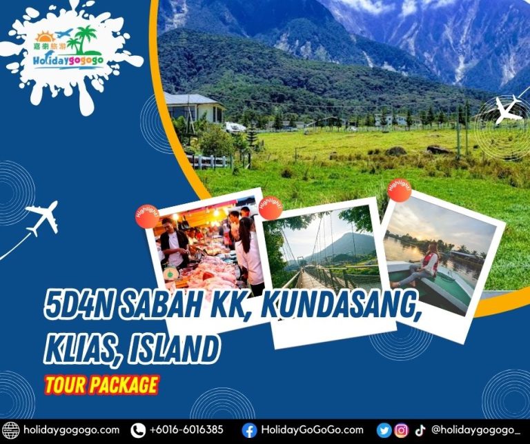 5d4n Sabah KK, Kundasang, Klias & Island Tour Package