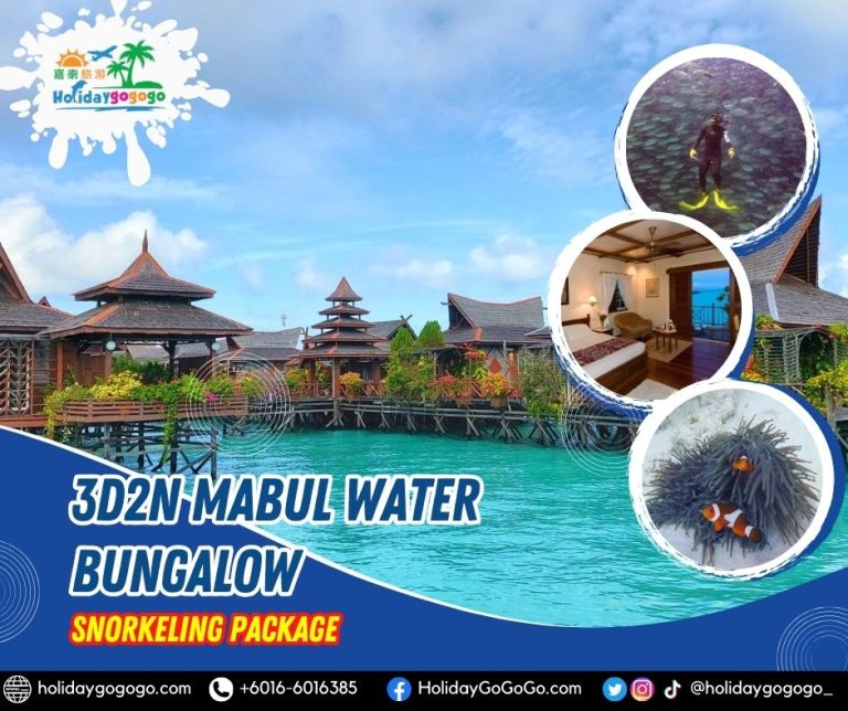 3d2n Mabul Water Bungalow Snorkeling Package