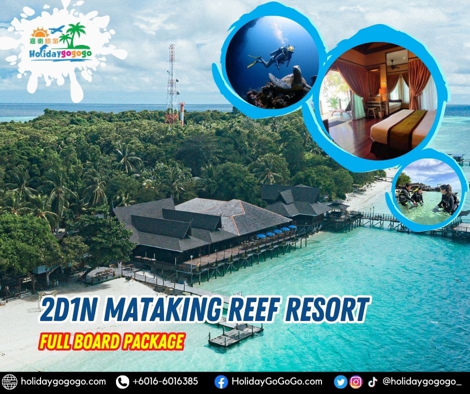 2d1n Mataking Reef Resort Full Board Package