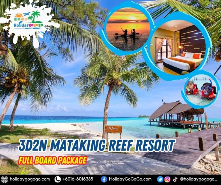 3d2n Mataking Reef Resort Full Board Package