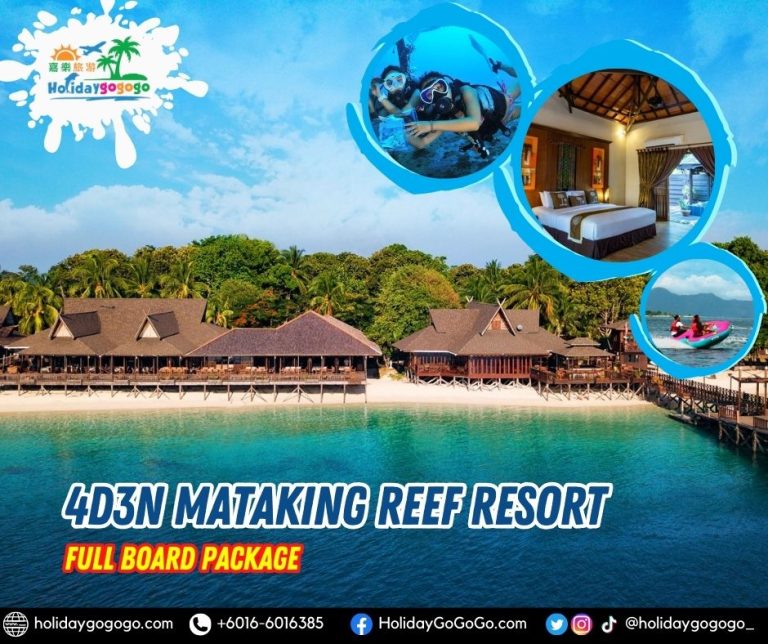 4d3n Mataking Reef Resort Full Board Package