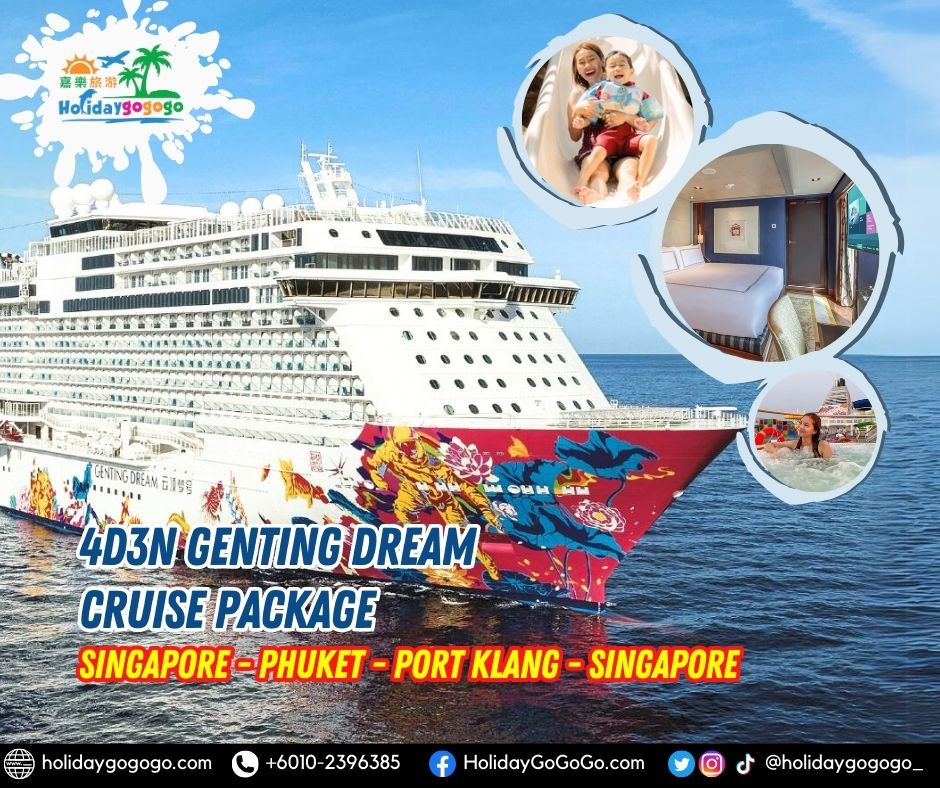 (2024 Promo) 4d3n Genting Dream Cruise Package (Singapore >Port Klang