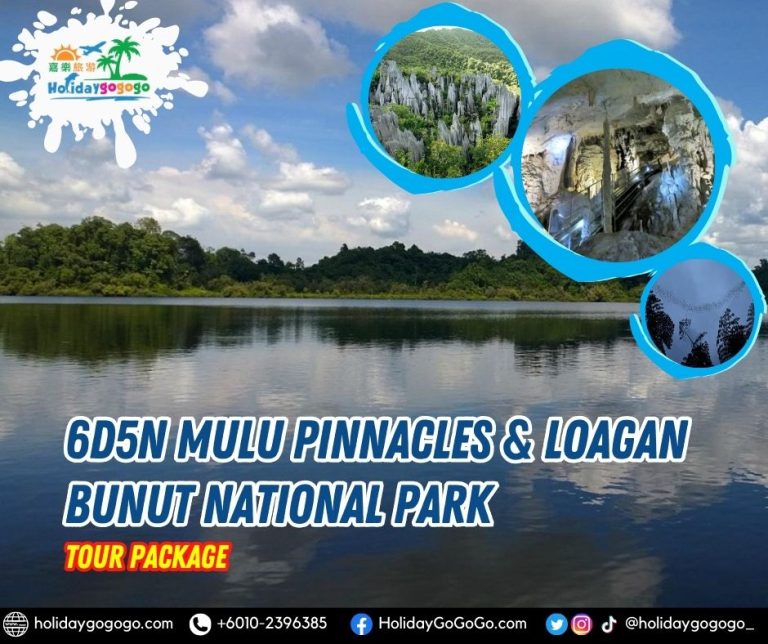 6d5n Mulu Pinnacles & Loagan Bunut National Park Tour Package