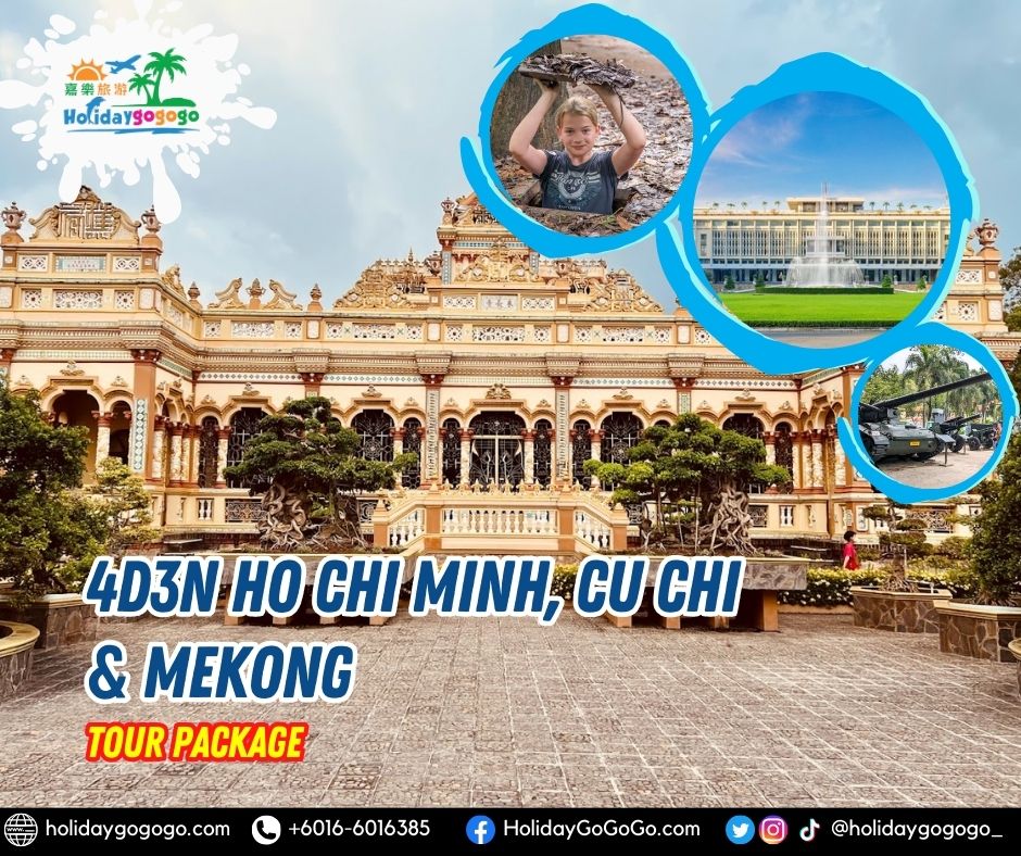 4d3n Ho Chi Minh, Chu Chi & Mekong Tour Package
