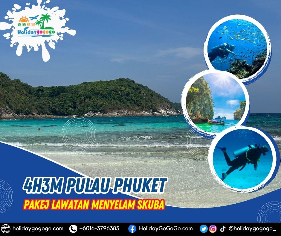 4h3m Pulau Phuket Pakej Lawatan Menyelam Skuba