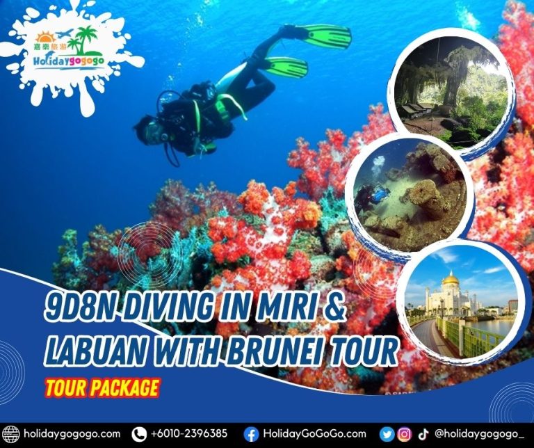 9d8n Diving in Miri & Labuan with Brunei Tour Package