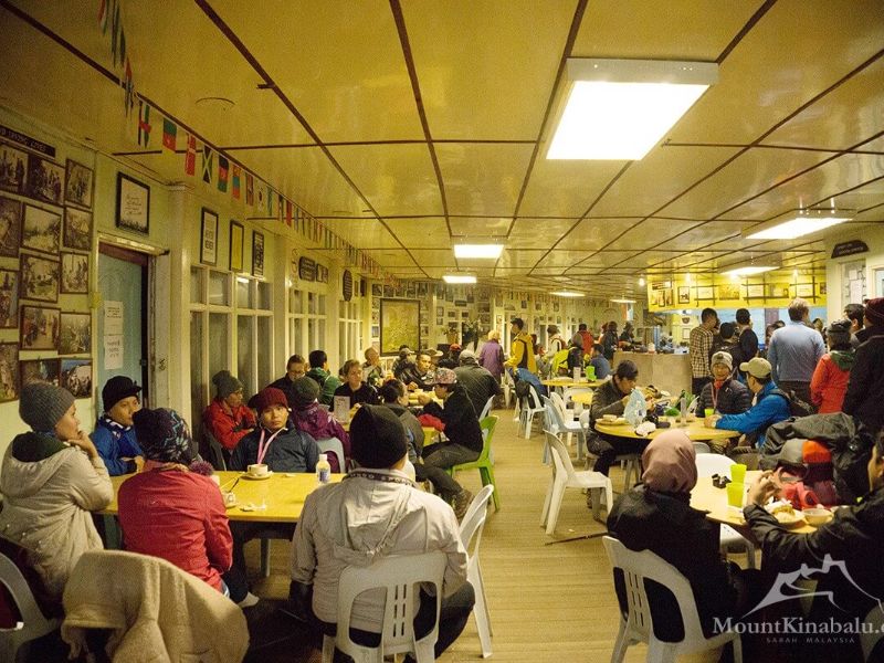 Midnight Supper in Laban Rata Resthouse