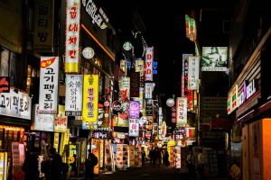 Nightlife in Seoul, South Korea