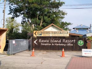 Rawa Island Resort's Reception and Marketing Office