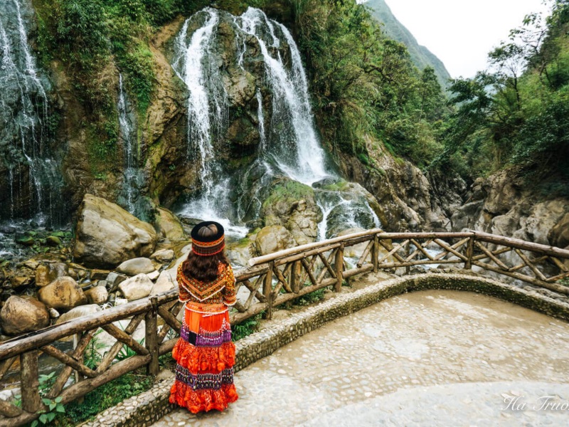 Cat Cat Sapa waterfalls