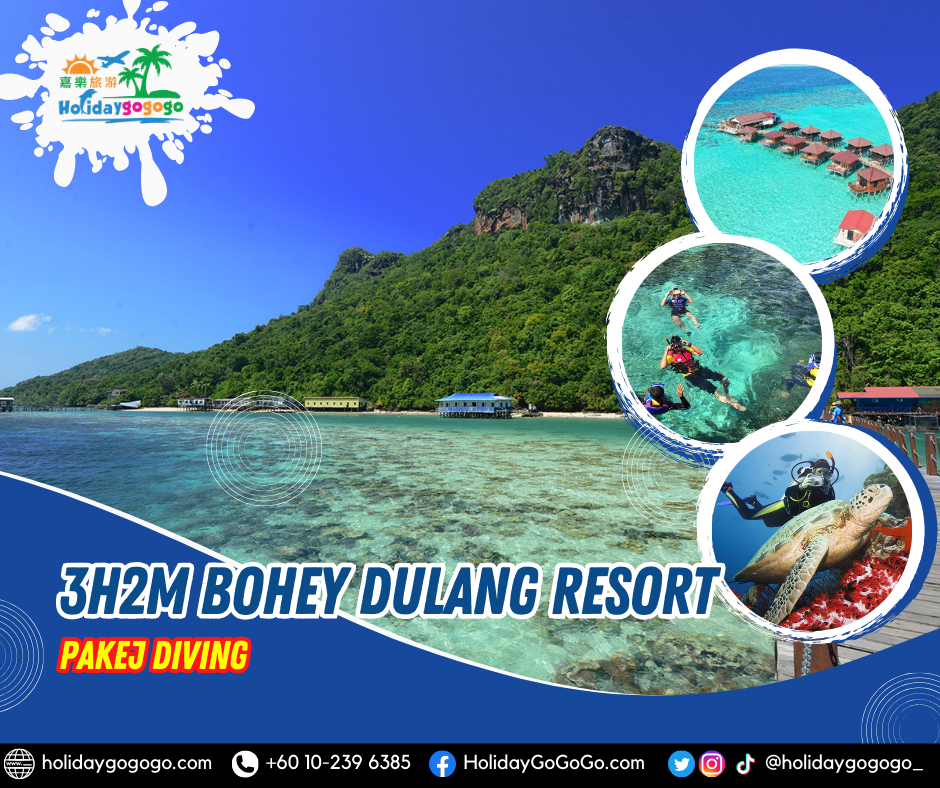 3h2m Pakej Diving Bohey Dulang Resort